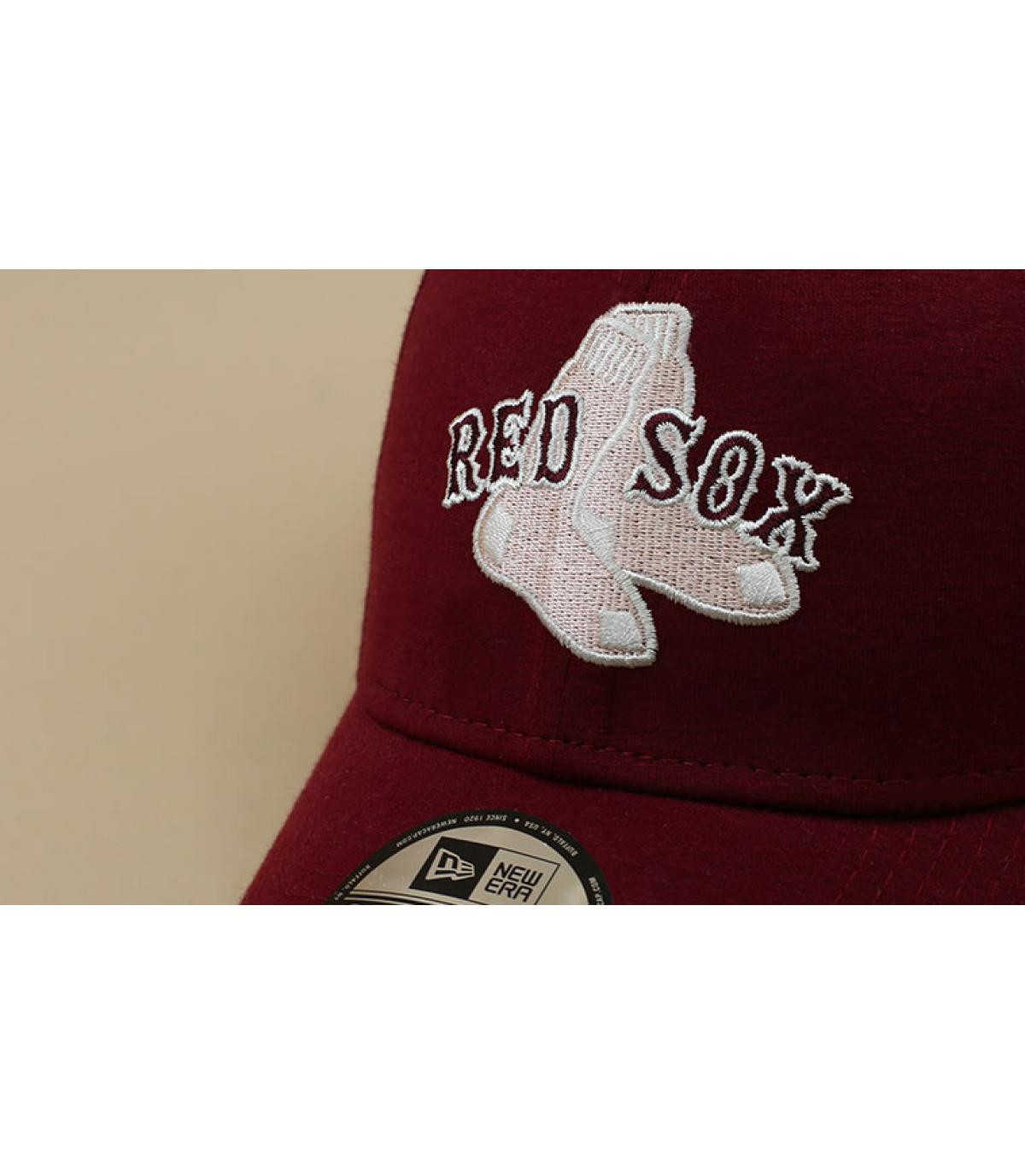 burgundy Red Sox cap